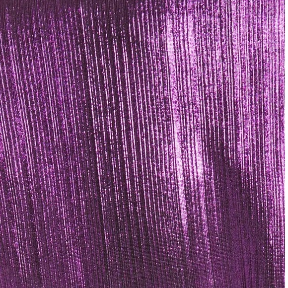 Adelyn Rae Ruiza Metallic Puff Sleeve Mini Dress - Picture 6 of 15